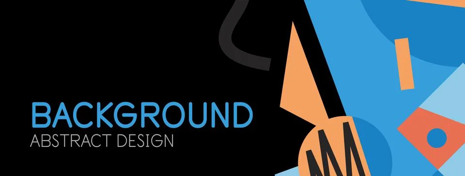 Abstract background with blocks, lines, geometric shapes. Techno or business Ilustración de archivo
