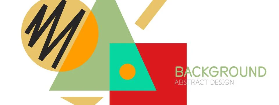 Abstract background with blocks, lines, geometric shapes. Techno or business Ilustración de archivo