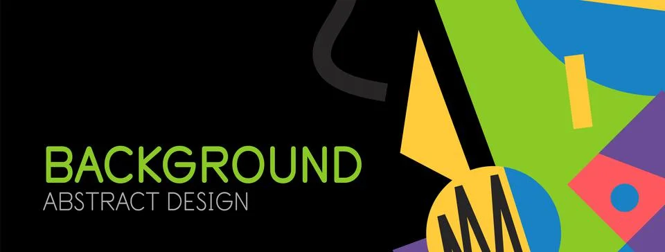 Abstract background with blocks, lines, geometric shapes. Techno or business Ilustración de archivo