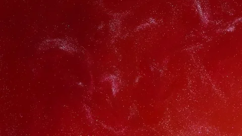 Abstract Background Blood Red Clouds and Silver Glitter Stock Footage 76589451