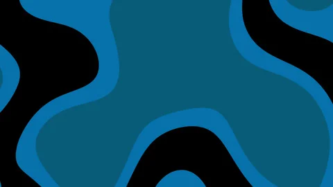 Abstract background with blue and black shapes. Vidéo 281764567
