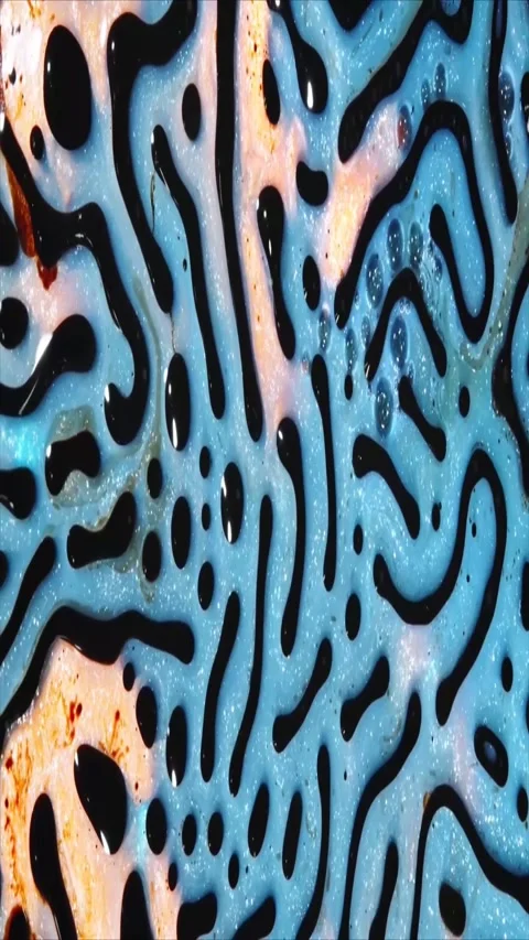 Abstract background with blue and black patterns. Cinematic textured Stock Footage 339778377