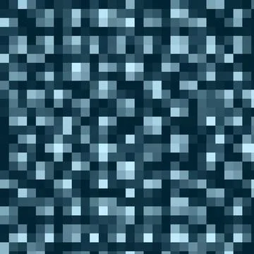 Abstract background blue and blue squares are small. Stock Illustration