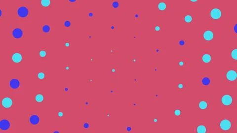 Abstract background with blue and cyan polka dots Stock Illustration