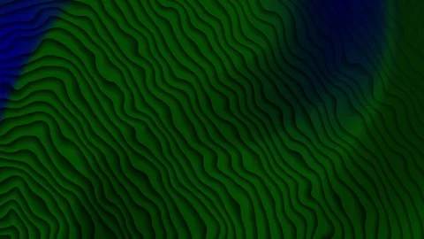 Abstract background with a blue and green wave pattern. Видео 302166322