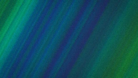 Abstract background with blue and green diagonal lines and grainy texture Stock Illustration
