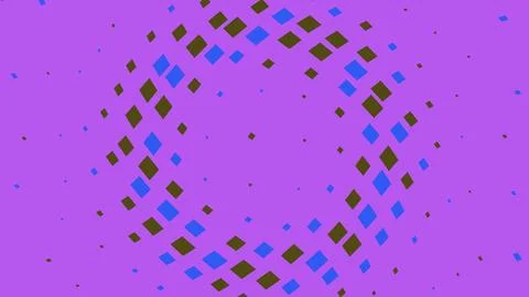 Abstract background with blue and green rhombus pattern Stock Illustration