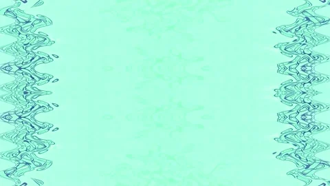 Abstract  Background with Blue and Mint Wavy Lines Stock Footage 284397976