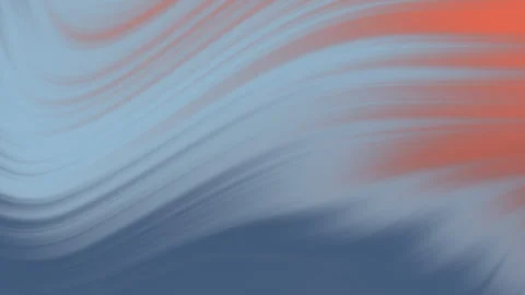 Abstract background with blue and orange gradient wavy lines. Stock Footage 282109530