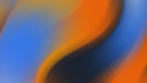 Abstract background of blue and orange waves blending seamlessly Stock Footage 316903339
