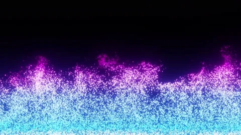 Abstract background with blue and pink particles Stock Footage 235822382