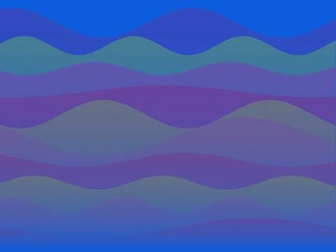 Abstract Background with Blue and Purple Fluid Wavy Layers for Modern Graph.. Illustrazione stock
