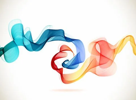 Abstract background blue and red Stock Illustration