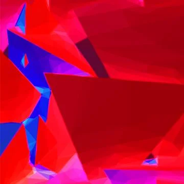 Abstract background with blue and red triangular shapes 스톡 일러스트