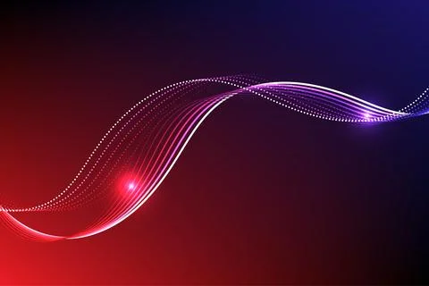 Abstract background blue and red line pattern luxury premium Stock Illustration