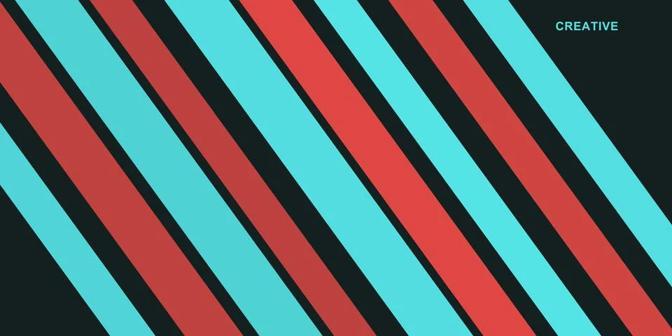 Abstract background with blue and red diagonal stripes Stock Illustration