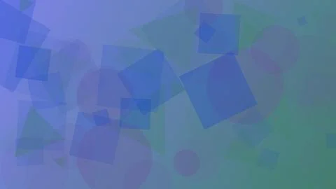Abstract background with blue and teal gradient featuring overlapping geome.. Illustrazione stock