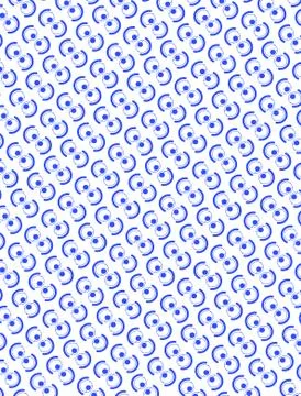 Abstract background blue and white pattern with an arc of circles Stock Illustration