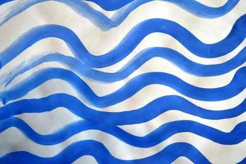 Abstract background with blue and white stripes Illustrazione stock