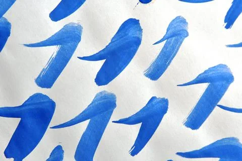 Abstract background with blue and white stripes Illustrazione stock