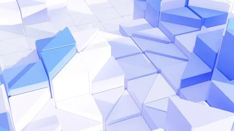 Abstract background blue and white waves 3d illustration render 스톡 일러스트