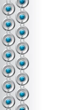 Abstract background with blue buttons Stock Illustration