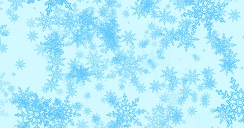 Abstract background of blue cold winter Christmas New Year holiday snowflakes Stock Footage 220420619