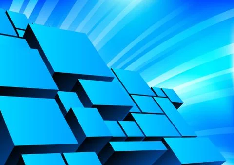 Abstract background in blue color Stock Illustration