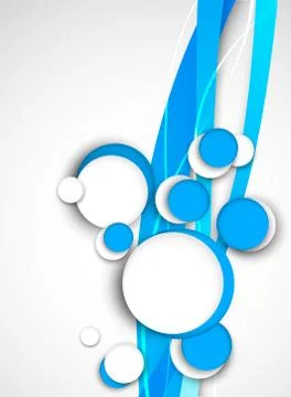 Abstract background in blue color Stock Illustration