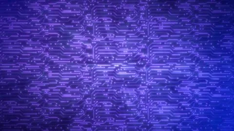 Abstract background of blue computer circuit boards digital hi-tech futuris.. Stock Illustration