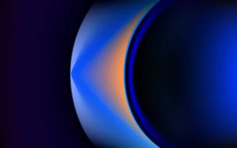 Abstract Background, Blue Curved Transparent Gradient Dark Background with .. Stock Photos