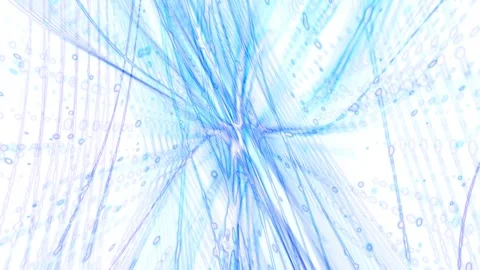 Abstract background of blue curves Video stock 261873823