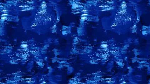 Abstract background of blue deep water Stock Illustration