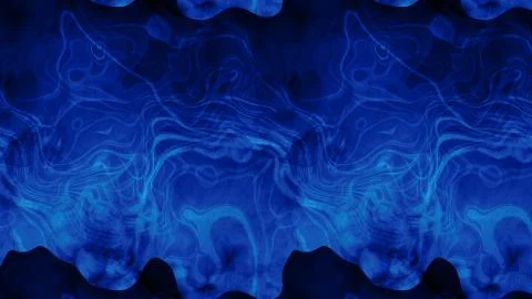 Abstract background of blue deep water Stock Illustration