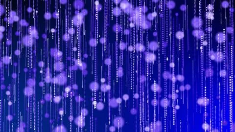 Abstract background of blue fiber optic lights representing high-speed inte.. Illustrazione stock