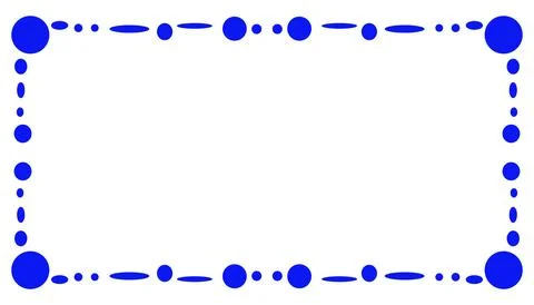 Abstract background with a blue frame Stock Illustration