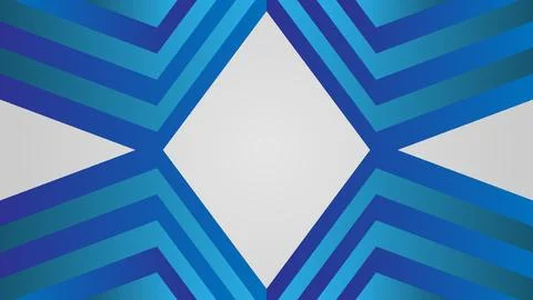 Abstract Background Blue Geometric Pattern with Diagonal Symmetry Stock Illustration