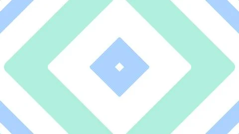 Abstract background with a blue, green and white square with a white square Ilustração Stock