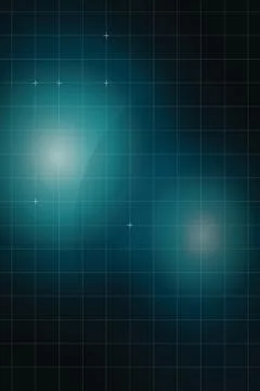 Abstract background with blue grid and light spots for digital presentations Stock Illustration