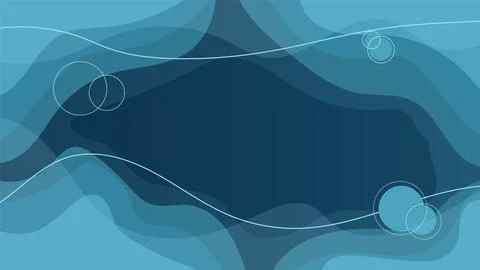 Abstract background in blue Stock Illustration