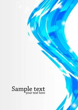 Abstract background with blue line Stock Illustration