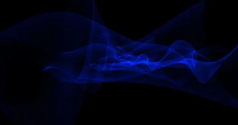 Abstract background. Blue lines and waves look like magical energy beautiful  스톡 일러스트