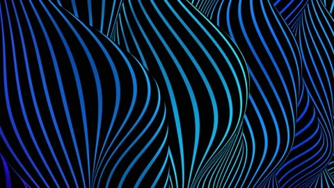 Abstract background with blue lines lopped 4K animation Video stock 181533492