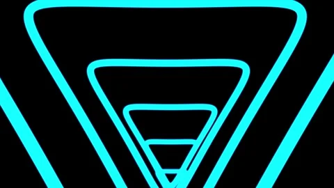 Abstract background with blue neon lights Stock Footage 340597766