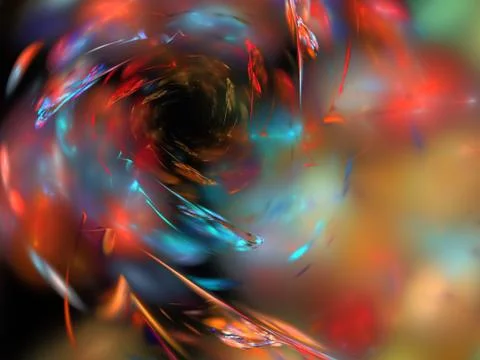 Abstract background. Blue - orange palette. Illustrazione stock