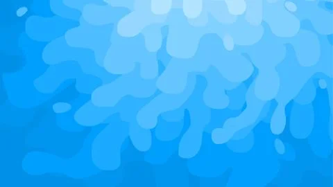 Abstract background blue paint splash and waves in vector shape, Summer backg Stock Photos