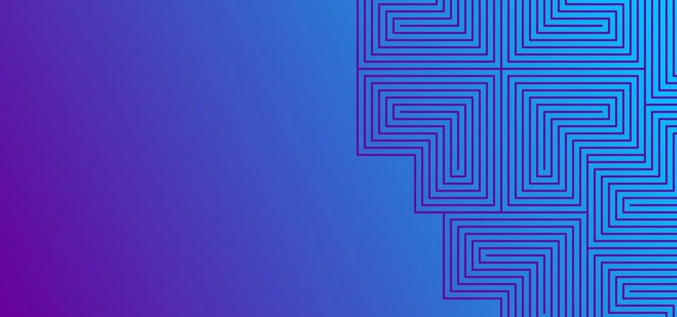 Abstract background with blue pattern Stock Illustration