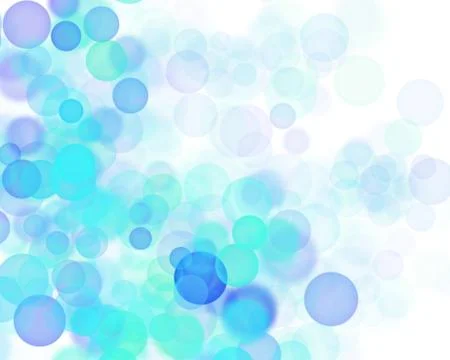 Abstract background of blue purple bubbles, ball bubble circle illustration o Stock Illustration