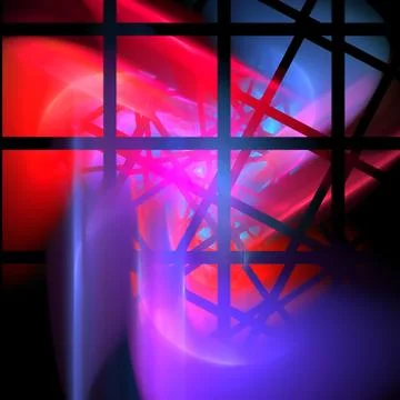 Abstract background. Blue - red palette. Stock Illustration