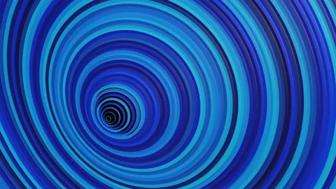 Abstract background with blue rotating rings, Blue geometric concept Stock-Footage 229916872